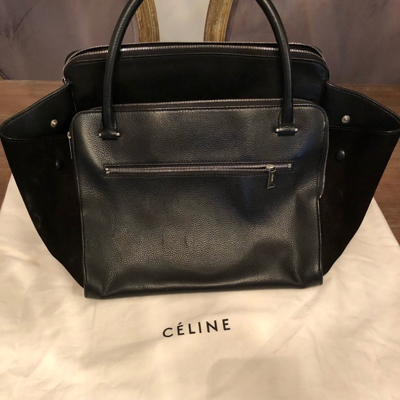 Celine Large Trapeze Black Handbags - Picture 8 of 8